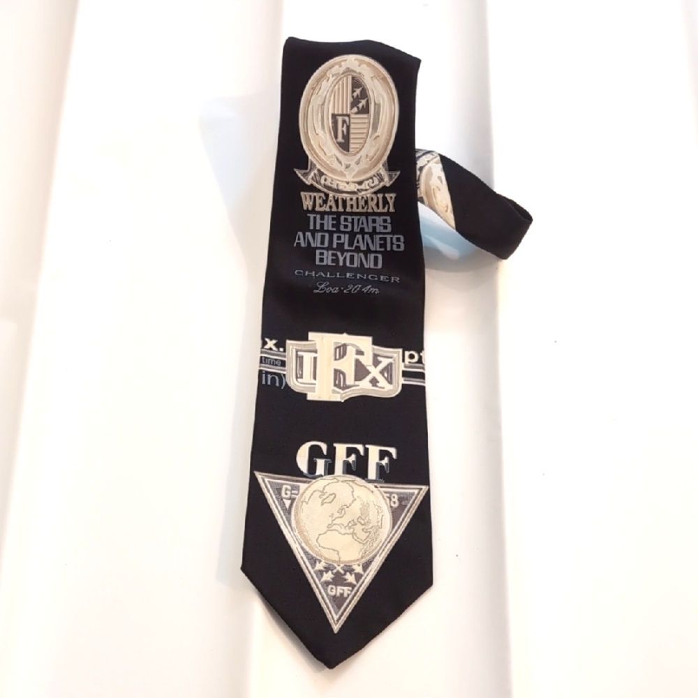 Gianfranco Ferre Graphic Silk Necktie